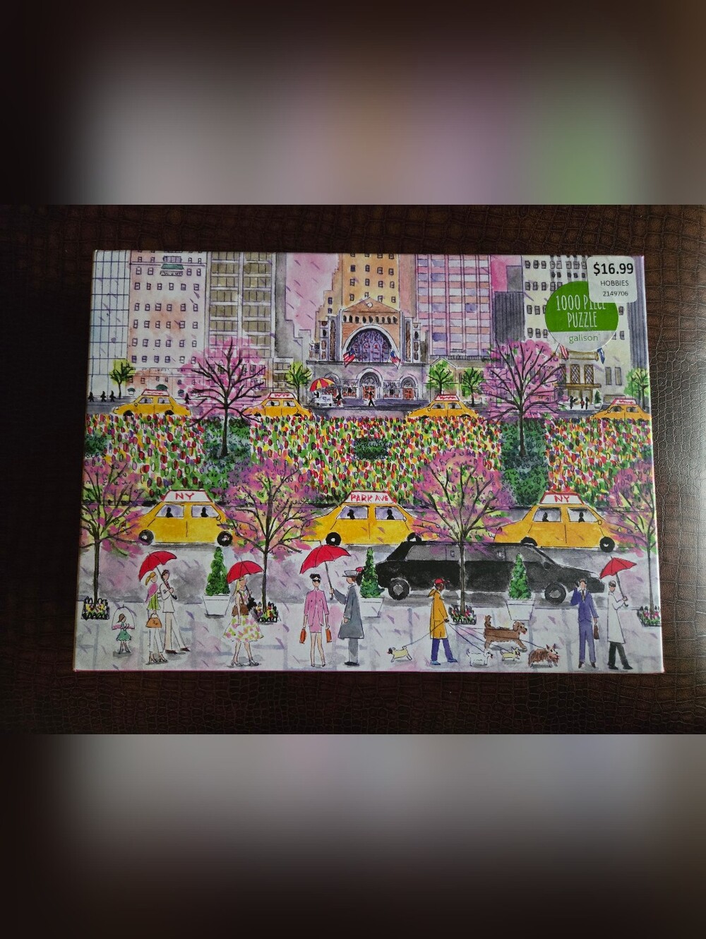 Galison Spring On Park Avenue 1000 Piece Puzzle